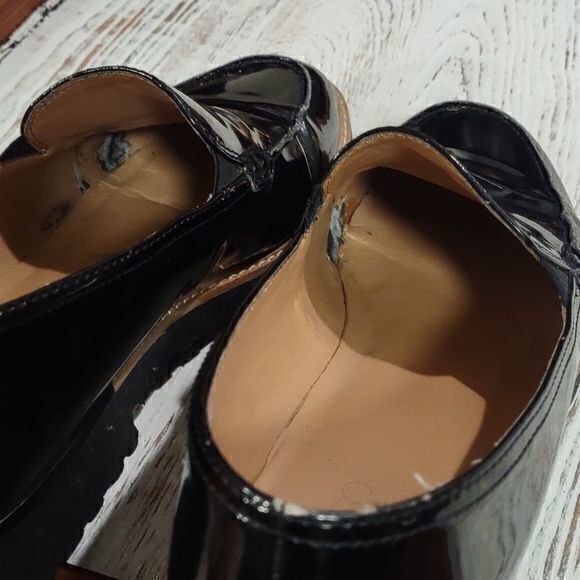 Franco Sarto Cypress Womens Black Patent Leather‎ Shoes Sz 8.5M - Picture 11 of 11